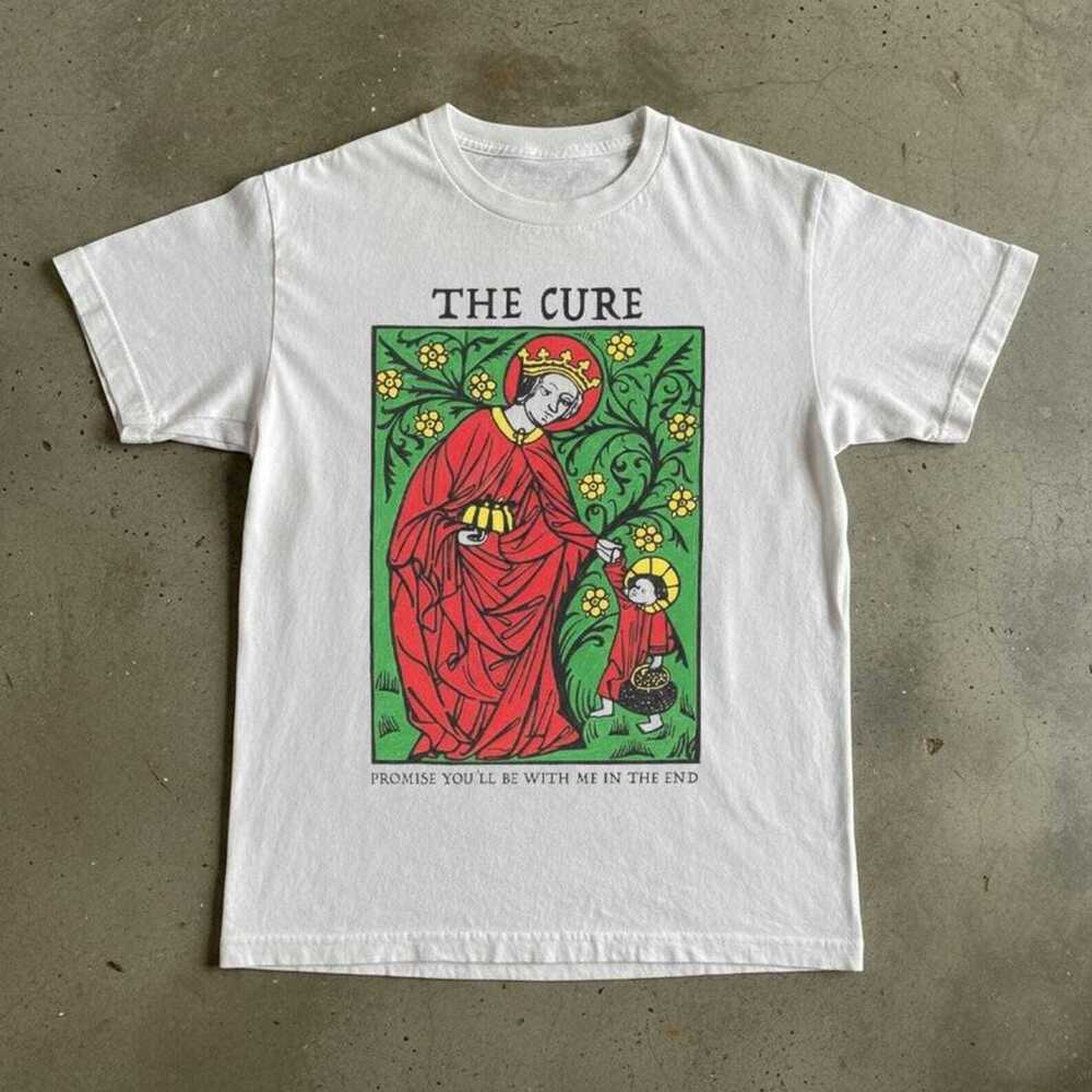 The Cure Band T-Shirt Promise Youll Be With Me In The End Graphic Tee